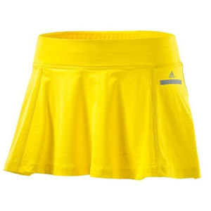 Adidas x Stella McCartney Yellow Athleisure Sporty Active Tennis Skirt Size: L